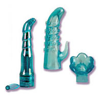 California Exotic Novelties Waterworks Waterproof 3 Pak, Partners Combo, California Exotic Novelties