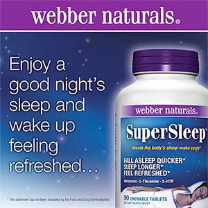 Webber Naturals Webber Naturals SuperSleep (Super Sleep), 90 Chewable Tablets