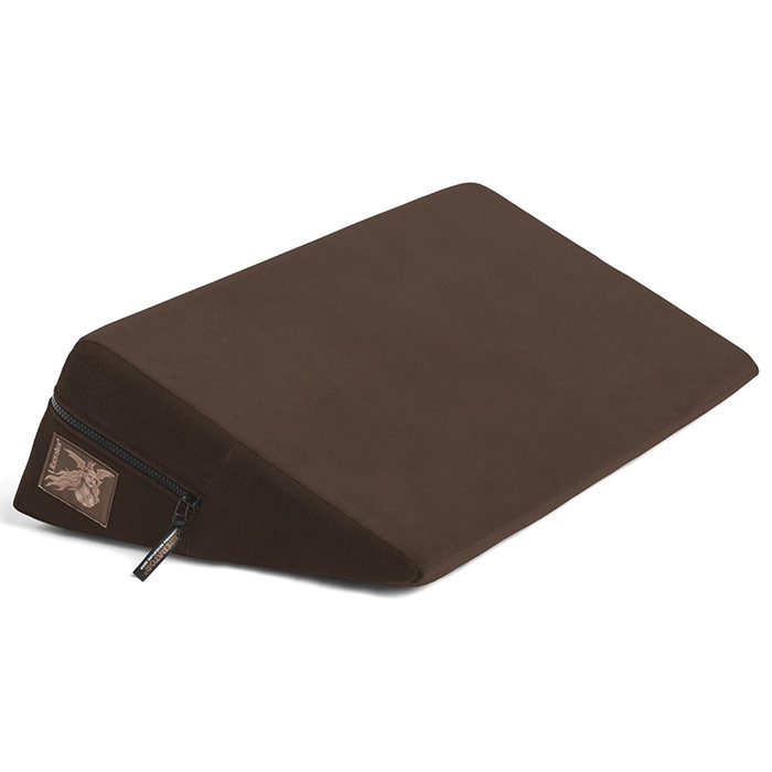 Wedge Intimate Sex Positioning Pillow, Chocolate, Liberator Bedroom Adventure Gear