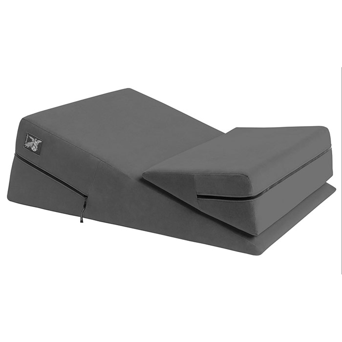 Wedge Ramp Combo Sex Positioning Pillows, Grey, Liberator Bedroom Adventure Gear