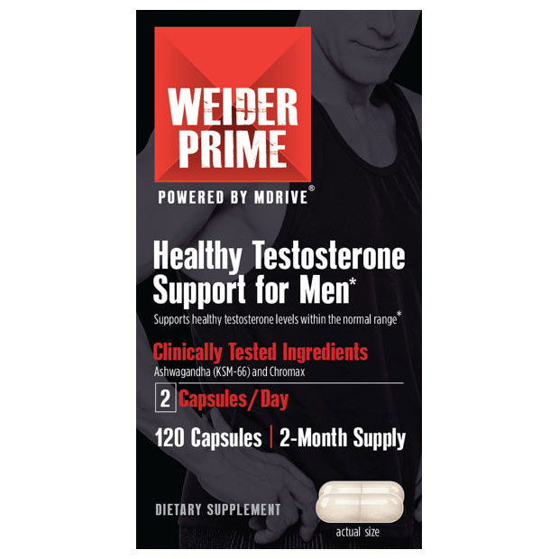 Weider Prime Testosterone Support, 120 Capsules