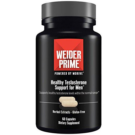 Weider Prime Healthy Testosterone Support for Men, 60 Capsules