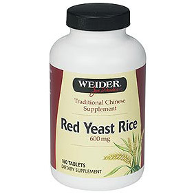 Weider Red Yeast Rice 600mg 180 Tablets