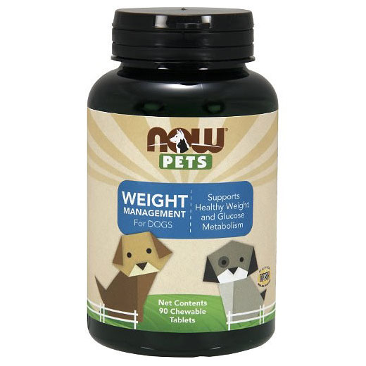Weight Management For Dogs, 90 Chewable Tablets, NOW Foods