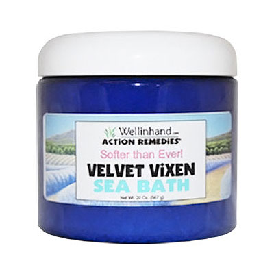 Well-In-Hand Herbal Topicals Well-In-Hand Crystal Comfort Bath Salts Velvet Vixen 16 oz
