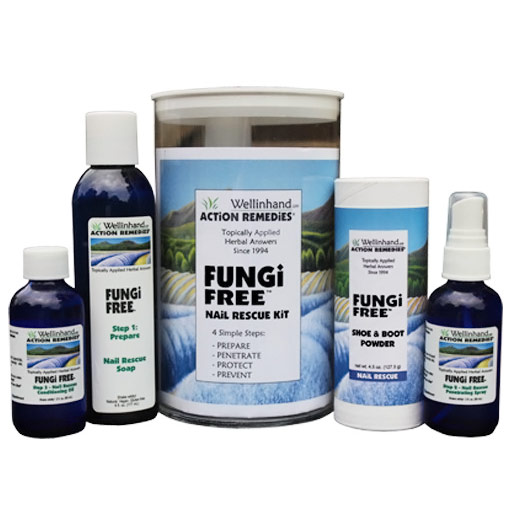 Well-In-Hand Herbal Topicals Well-In-Hand FungiFree Kit ( Fungi Free ) Steps 1-4