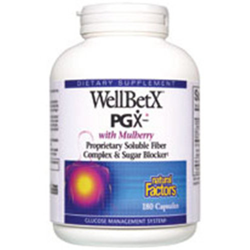 Natural Factors WellBetX PGX Fiber Complex 180 Capsules, Natural Factors