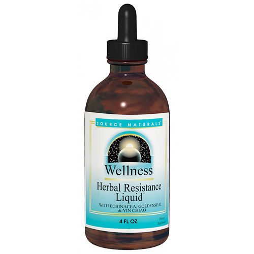 Wellness Herbal Resistance Liquid Alcohol Free 4 fl oz from Source Naturals