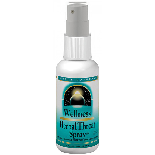 Source Naturals Wellness Herbal Throat Spray, 1 oz, Source Naturals