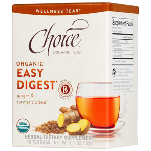 Wellness Teas Organic Easy Digest, 16 Tea Bags, Choice Organic Teas