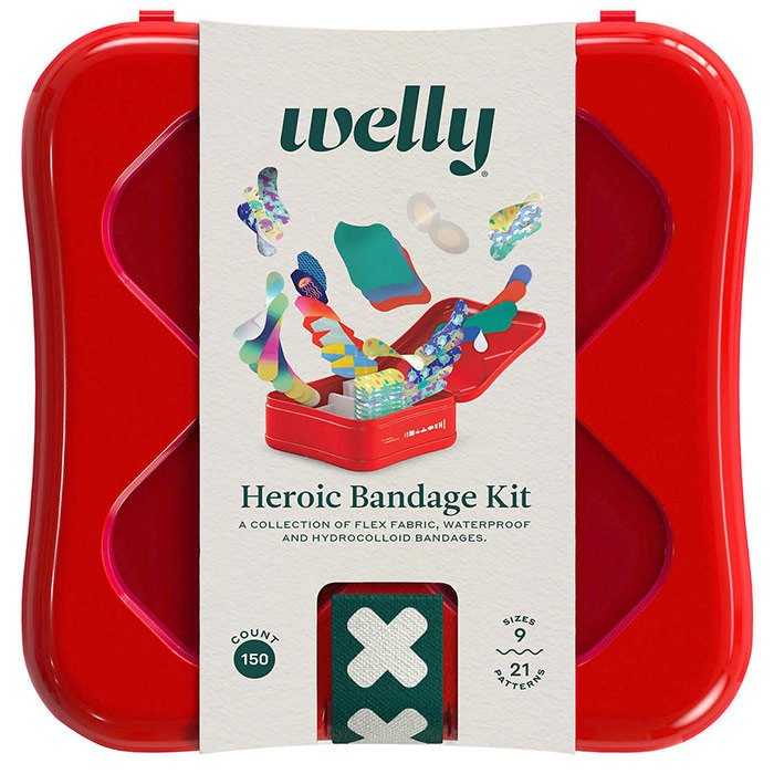 Welly Heroic Bandage Kit, 150 Pieces