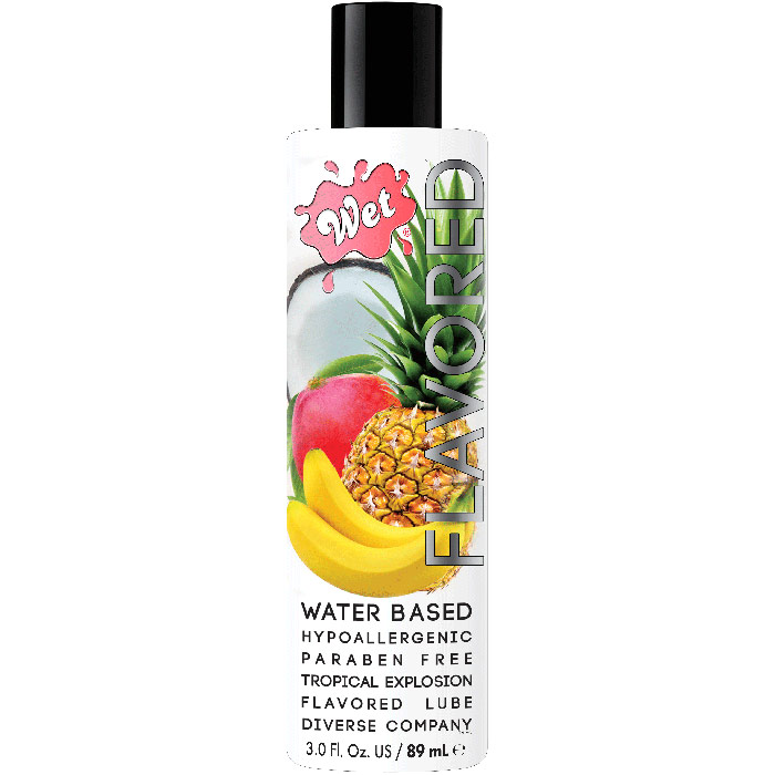 WET International Flavored Body Glide - Passion Fruit, 3.5 oz, WET International