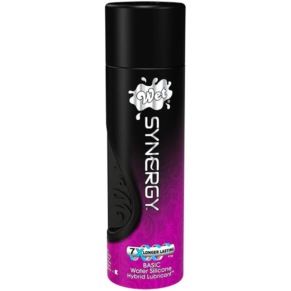 WET International Wet Synergy Water + Silicone Hybrid Lubricant, Original, 7 oz, WET International