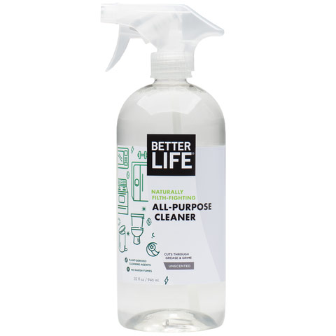 What-Ever! Green All Purpose Cleaner, Scent Free, 32 oz, Better Life Green Cleaning