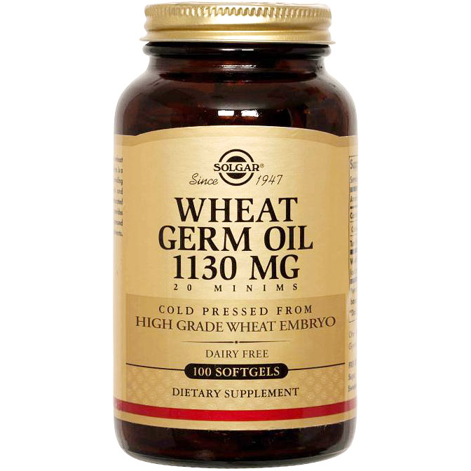 Wheat Germ Oil, 100 Softgels, Solgar
