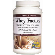 Whey Factors Powder Drink Mix - Chocolate 12 oz, Natural Factors