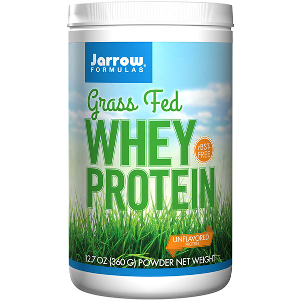 Whey Protein Grass Fed - Unflavored, 12.7 oz (15 Servings), Jarrow Formulas