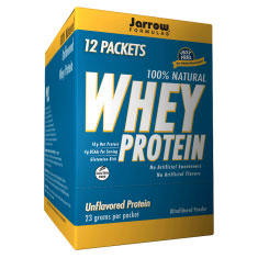 Whey Protein Packet - Unflavored, 12 Packets, Jarrow Formulas