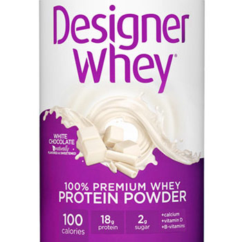 Designer Whey 100% Premium Whey Protein Powder, White Chocolate, 12 oz, Designer Whey