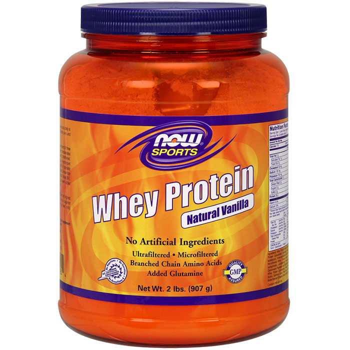 Whey Protein Economy Vanilla 2 lb, NOW Foods