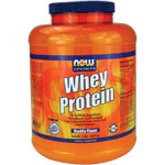 Whey Protein Economy Vanilla, 6 lb, NOW Foods