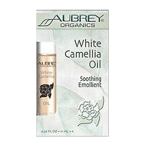 Aubrey Organics White Camellia Oil Soothing Emollient, 0.36 oz, Aubrey Organics