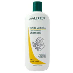 Aubrey Organics White Camellia Ultra-Smoothing Shampoo, 11 oz, Aubrey Organics
