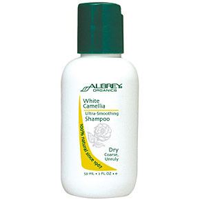 White Camellia Ultra-Smoothing Shampoo, 2 oz, Aubrey Organics