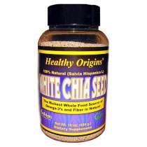 White Chia Seeds, 16 oz, Healthy Origins