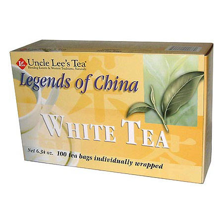 Legends of China, White Tea, 100 Tea Bags, Uncle Lees Tea