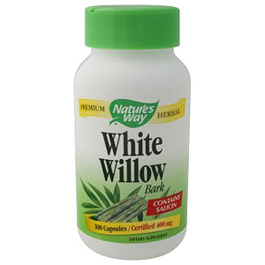 White Willow Bark 400mg 100 caps from Natures Way