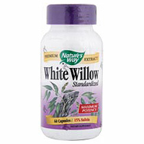 White Willow Bark Extract Standardized 60 caps from Natures Way