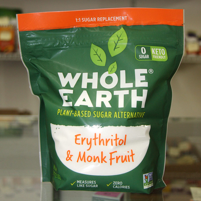 Whole Earth Sweetener Erythritol & Monk Fruit, 2 lb