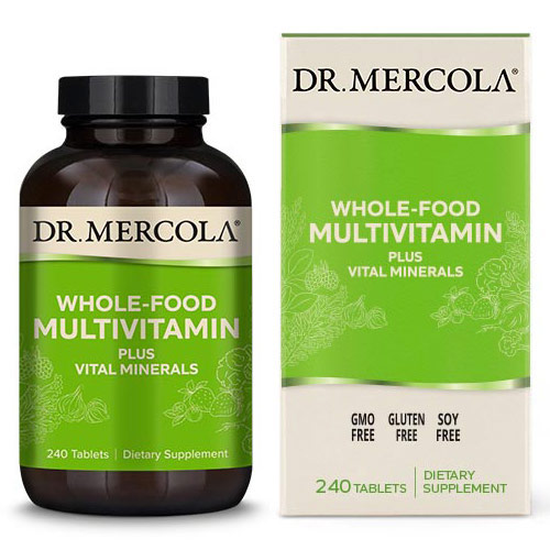 Whole Food Multivitamin Plus Vital Minerals, 240 Tablets, Dr. Mercola