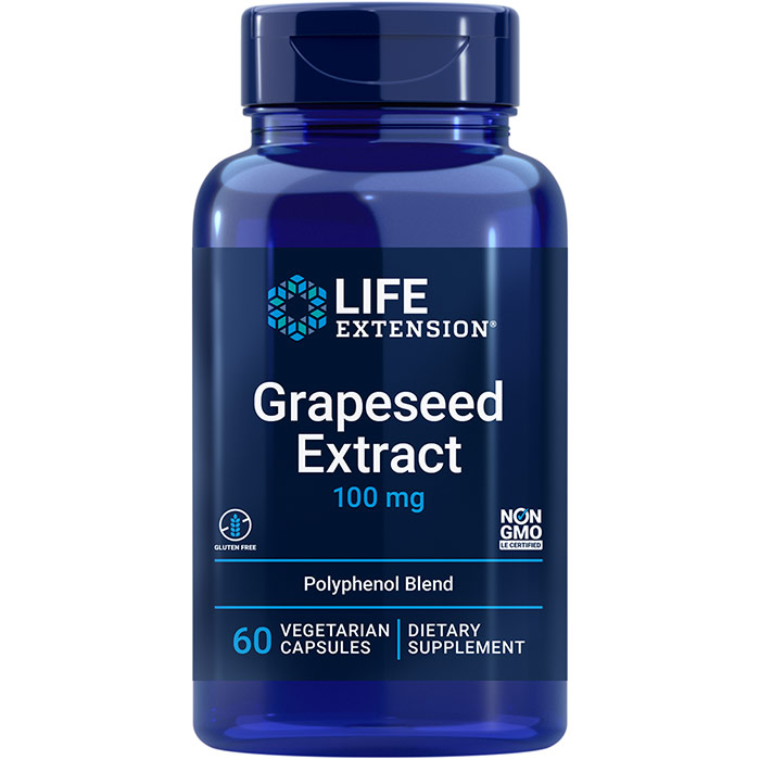 Whole Grape Extract, 60 Vegetarian Capsules, Life Extension