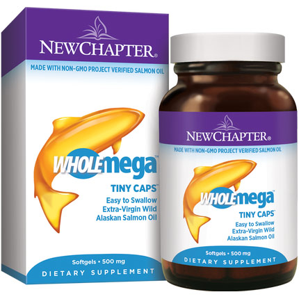 Wholemega Fish Oil 500 mg, 90 Softgels, New Chapter