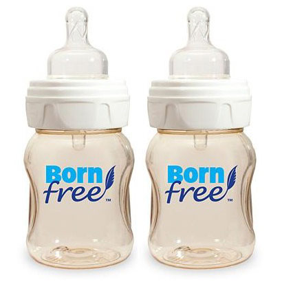 BornFree (Born Free) Wide Neck Bottle, 5 oz Baby Bottle, 2 Pack, BornFree (Born Free)