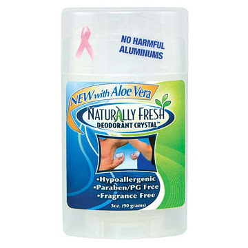 Wide Stick Deodorant, 3 oz, Naturally Fresh Deodorant Crystal