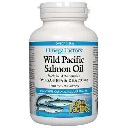 Wild Alaskan Salmon Oil, Omega Factors, 90 Softgels, Natural Factors