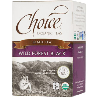 Wild Forest Black Tea, 16 Tea Bags, Choice Organic Teas