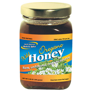 Wild Oregano Honey, 9.4 oz (266 g), North American Herb & Spice