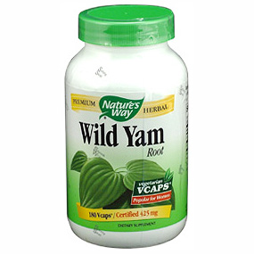 Wild Yam Root 425mg 180 vegicaps from Natures Way