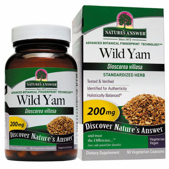 Nature's Answer Wild Yam Root Extract Standardized 60 vegicaps from Nature's Answer