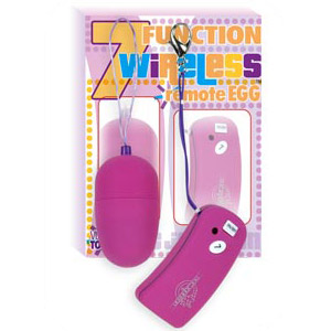 7 Function Wireless Remote Egg - Fuchsia, Doc Johnson