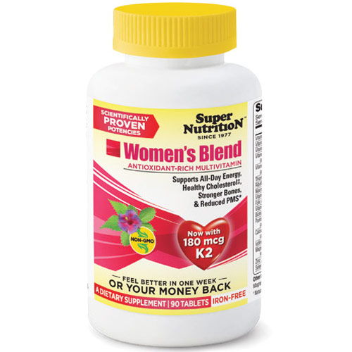 Womens Blend Iron-Free, Value Size, 180 Tablets, SuperNutrition