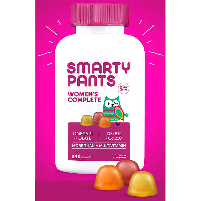 Womens Complete Multivitamin, 240 Gummies, SmartyPants Vitamins