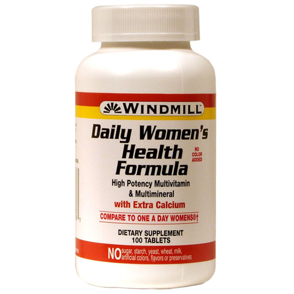Womens Health Formula, 100 Tablets, Windmill Health Products