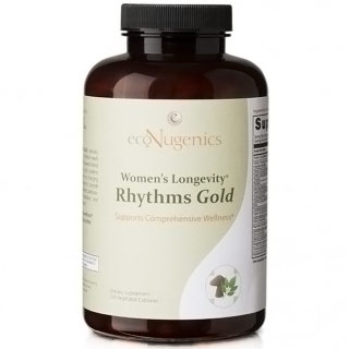 Womens Longevity Rhythms Gold, 240 Vegetable Capsules, EcoNugenics