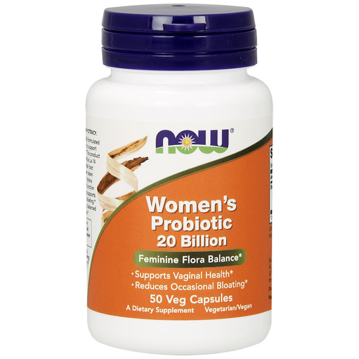 Womens Probiotic 20 Billion, 50 Vegetarian Capsules, NOW Foods