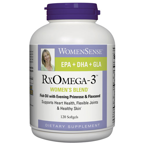 RxOmega-3 Factors Womens Blend, 120 Softgels, Natural Factors